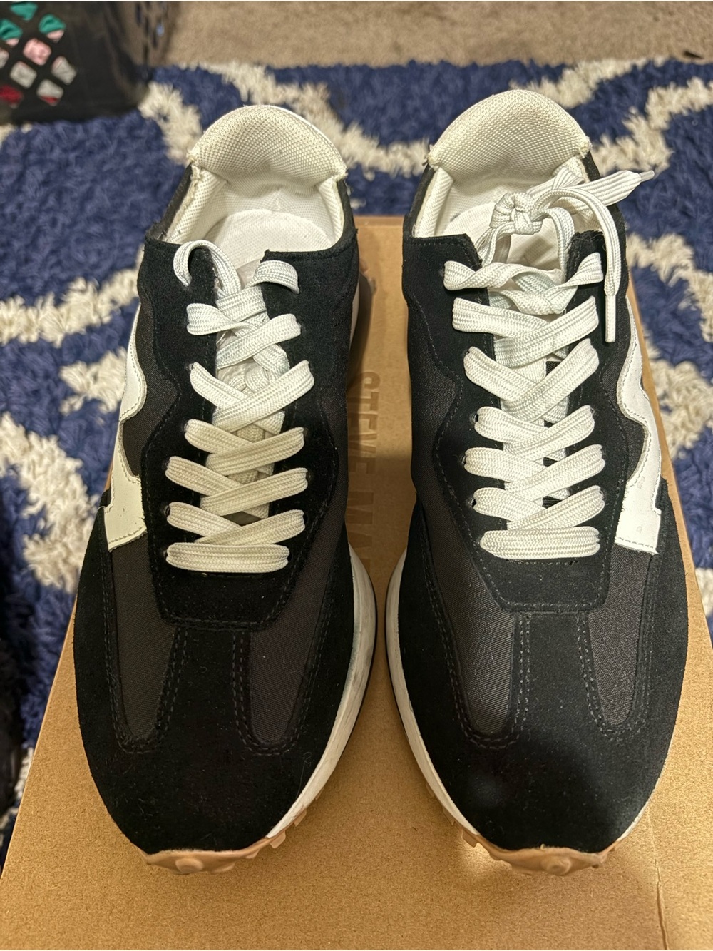 Sam Edelman Women’s Black & White Campo Sneakers